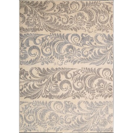 Nourison Utopia Area Rug Collection Ivory 2 Ft 6 In. X 4 Ft 2 In. Rectangle 99446091697